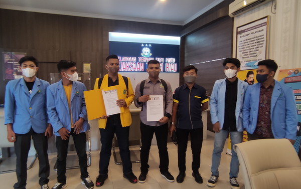 Dugaan Korupsi di Bapenda Pekanbaru Dilaporkan AMPR ke Kejati Riau 1 bapenda 2