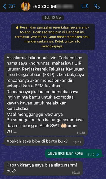 Diduga Gegara Permintaan Tak Dipenuhi, Mantan Plt Sekwan DPRD Kota Pekanbaru Didemo 1 br chat